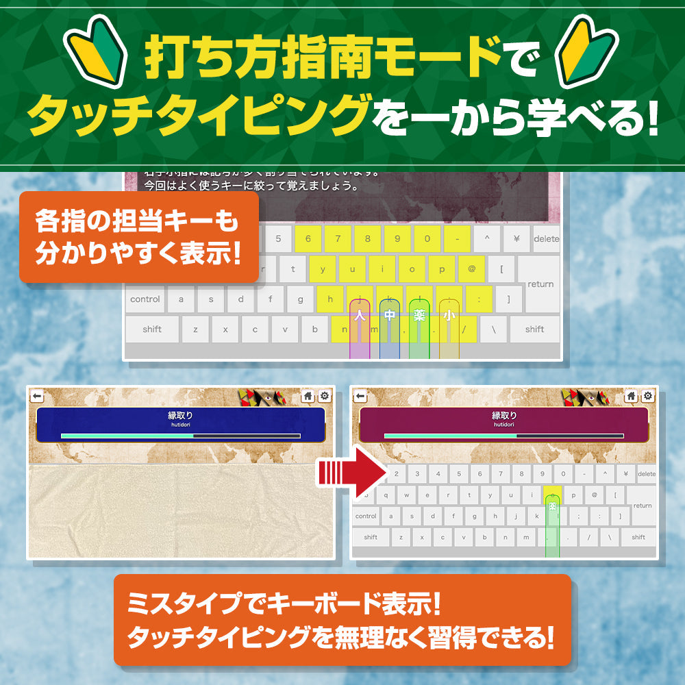 タイピング悪の秘密結社 バッカリ打!